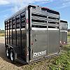 Gray 2026 CornPro 6'8" x 16 x 7'6" Tall Bumper Pull 2 - 5,000lb Axles at Belore Trailer Sales