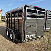 Gray 2027 CornPro 6 x 16 x 6'6" Tall Bumper Pull 2 - 3500lb Axles at Belore Trailer Sales