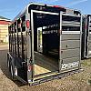 Gray 2027 CornPro 6 x 16 x 6ft 6" Tall Bumper Pull 2 - 3500lb Axles at Belore Trailer Sales