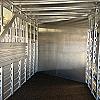 Silver 2027 AgHAUL 2 Horse Stock Combo Slant 2 - 5200lb Axles at Belore Trailer Sales