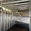 Silver 2027 AgHAUL 2 Horse Stock Combo Slant 2 - 5200lb Axles at Belore Trailer Sales