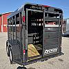 Gray 2027 CornPro 6 x 14 x 6ft 6" Tall Bumper Pull 2 - 3500lb Axles at Belore Trailer Sales