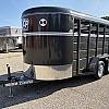 Gray 2027 CornPro 6 x 14 x 6ft 6" Tall Bumper Pull 2 - 3500lb Axles at Belore Trailer Sales