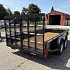 Black 2027 Canada Trailers 7 x 14ft Landscape 2 - 3500lb Axles at Belore Trailer Sales