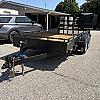 Black 2027 Canada Trailers 7 x 14ft Landscape 2 - 3500lb Axles at Belore Trailer Sales