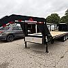 Black 2027 Canada Trailers 102 x 25ft Triple Axle Deckover Gooseneck 2 - 7,000lb Axles at Belore Trailer Sales