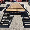 Black 2026 Canada Trailers 82" x 20ft Equipment Trailer 2 - 7,000lb Axles at Belore Trailer Sales