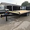 Black 2027 Canada Trailers 102" x 20ft Deckover Flatbed 2 - 7,000lb Axles at Belore Trailer Sales