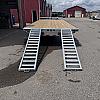 Black 2027 Canada Trailers 102" x 20ft Deckover Flatbed 2 - 7,000lb Axles at Belore Trailer Sales