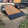 Black 2027 Canada Trailers 6 x 12 Manual Tilt Single 7,000lb Axle at Belore Trailer Sales