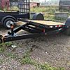 Black 2027 Canada Trailers 6 x 12 Manual Tilt Single 7,000lb Axle at Belore Trailer Sales