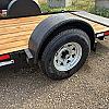Black 2027 Canada Trailers 6 x 12 Manual Tilt Single 7,000lb Axle at Belore Trailer Sales