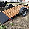 Black 2027 Canada Trailers 6 x 12 Manual Tilt Single 7,000lb Axle at Belore Trailer Sales
