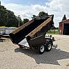Black 2027 Canada Trailers 6 x 10 Dump Trailer 2 - 5200lb Axles at Belore Trailer Sales