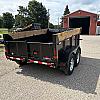 Black 2027 Canada Trailers 6 x 10 Dump Trailer 2 - 5200lb Axles at Belore Trailer Sales