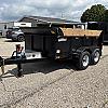Black 2027 Canada Trailers 6 x 10 Dump Trailer 2 - 5200lb Axles at Belore Trailer Sales
