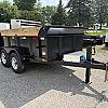 Black 2027 Canada Trailers 6 x 10 Dump Trailer 2 - 5200lb Axles at Belore Trailer Sales