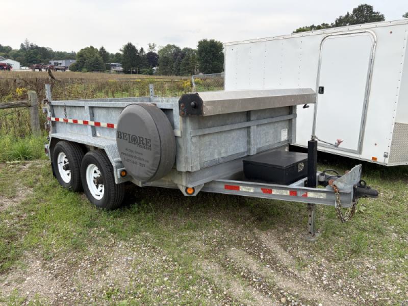 Galvanized 2013 CAM Superline 6 x 10 Dump Trailer 2 - 5,000lb Axles at Belore Trailer Sales