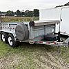 Galvanized 2013 CAM Superline 6 x 10 Dump Trailer 2 - 5,000lb Axles at Belore Trailer Sales