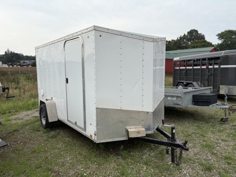 White 2015 Look 6 x 12 Enclosed Cargo Single 3k Axle at Belore Trailer Sales