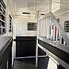 Black 2020 Fletcher 2 Horse Straight Load w/ Dress Rear Ramp at Belore Trailer Sales