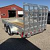 Galvanized 2027 Canada Trailers 80" x 16ft Steel Side Landscape 2 - 5200lb Axles at Belore Trailer Sales