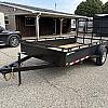 Black 2027 Canada Trailers 6 x 12 Open Utility Single 3k Axle at Belore Trailer Sales