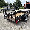 Black 2027 Canada Trailers 6 x 12 Open Utility Single 3k Axle at Belore Trailer Sales