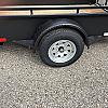 Black 2027 Canada Trailers 6 x 12 Open Utility Single 3k Axle at Belore Trailer Sales