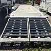 Galvanized 2025 Canada Trailers 7 x 22 Equipment Flatbed 3 - 7,000lb Axles at Belore Trailer Sales