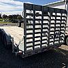 Galvanized 2025 Canada Trailers 7 x 22 Equipment Flatbed 3 - 7,000lb Axles at Belore Trailer Sales