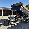 Black 2027 Canada Trailers 6 x 12 Dump Trailer 2 - 5,200lb Axles at Belore Trailer Sales
