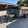 Black 2027 Canada Trailers 6 x 12 Dump Trailer 2 - 5,200lb Axles at Belore Trailer Sales
