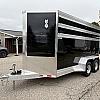 Black 2027 AgHAUL 3 Horse Stock Combo 2 - 5200lb Axles at Belore Trailer Sales
