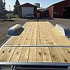 Galvanized 2027 Canada Trailers 80 x 20 Equipment Trailer 2 - 7,000lb Axles at Belore Trailer Sales – Image 2